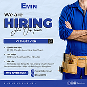 Tuyển Dụng Nhân Viên Kỹ Thuật Làm Việc Tại HCM