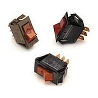 Carling Technologies LTA201-TA-B/125N Rocker Switches AMBER 125V NEON LAMP