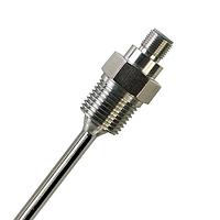 OMEGA M12JSS-1/4-U-2-C Thermocouple Probes with Mounting Threads and M12 Connectors (Thermocouple, J, 720 °C)