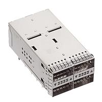 AMP Connectors - TE Connectivity 2308171-9 zQSFP+ 2X2, EMI SPRING, BTB W/O Top Light Pipe