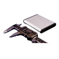 Hammond Manufacturing 1455A802 PC Board 3.2x2.8x.47"Extruded wPlasticEnds Clear