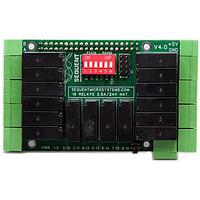 Sequent Microsystems SM-I-013 Sequent Microsystems Sixteen Relays 2A/24V 8-Layer Stackable HAT for Raspberry Pi