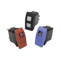 Carling Technologies VLB2A80B-ARC00-000 Sealed Rocker Switch VLB2A80BARC00000