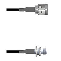 Amphenol Custom Cable Q-2K04S000M096i RF Cable Assemblies N-SP/TNC-SJB LMR24 96I