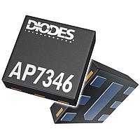 Diodes Incorporated AP7346D-1833FS6-7 LDO Voltage Regulators Dual High Acc LDO 157mA 1.8 to 3.3V