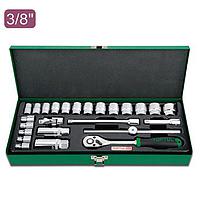 TOPTUL GCAD2501 - 25PCS 3/8 inch DR. Socket Set