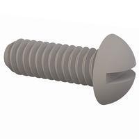 Essentra Components 012520R075 Round Slotted Round Slotted Screw, 1/4-20 Thread, 3/4 Lg