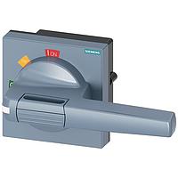 SIEMENS 8UD17410AB21 Handle, Masking Plate BRKR 3VA55/65/66 ROT OPER DR HDL GRY TOL