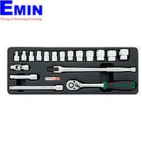 TOPTUL GCAT1810 DR. Flank Socket Set (3/8'', 18 pcs)