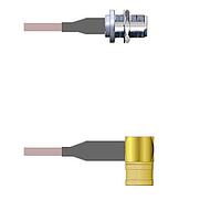 Amphenol Custom Cable Q-2503V000H108i RF Cable Assemblies N-SJB/SMB-RP G142 108I