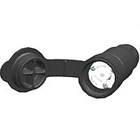 Molex 1301460217 AC Power Plugs & Receptacles L7-15R WATERTITE CONN BLACK WHITEINSERTA