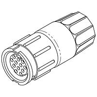 CONXALL W5280-10SG-3DC Connectors MU WR INLINE 10# 20 SKT CMP
