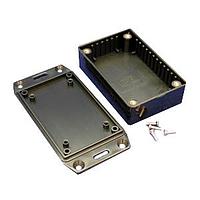 Hammond Manufacturing 1591MFLBK Flanged Enclosure FR ABS w/Flanged Lid 3.3x2.2x0.8" Black