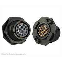 Eaton Souriau-Sunbank UTS714E15S Receptacles 15P Sckt Receptacle Jam Nut Size 14E