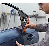 Instructions for using the Elcometer A456 paint thickness gauge.