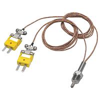 OMEGA TC-K-1/8NPT-G-36-SMPW-CC-M Dual Element Thermocouple & RTD Pipe Plug Sensors (Thermocouple, K, 650 °C)