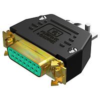 Amphenol Positronic RD37S00JV50 Receptacle DSUB 37F CRIMP LC ZINC