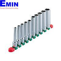 KTC TB4L10E socket wrench set (1/2 inch, 10 Pcs, type long)