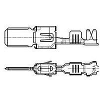 AMP Connectors - TE Connectivity 2-962919-2 Automotive Connectors TAB 5.8x0.8 CONTACT CF SWS Ag