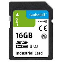 Swissbit SFSD128GL2AM1TO-E-7G-211-STD SD Cards Industrial SD Card, S-50, 128 GB, 3D TLC Flash, -25 C to +85 C