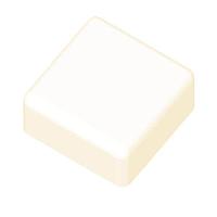 Diptronics KTSC-21I Cap, Square 12X12 SQ IVORY CAP