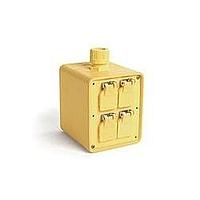 Molex 1301350186 Outlet Boxes OUTLET BOX PORTABLE YELLOW