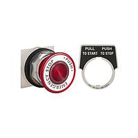 SCHNEIDER 9001KR9R05 Actuators 30MM PUSH-PULL OPERATOR RED KNOB