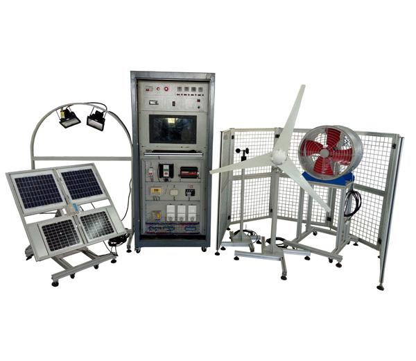 Renewable energy training equipment for solar, wind, and power electronics education