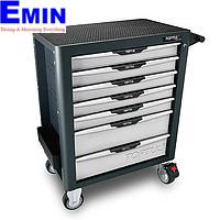 TOPTUL GE-26109 W/7-Drawer Tool Trolley (261 pcs; Gray)