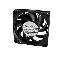 Same Sky (formerly CUI Devices) CFM-7025B-240-394-20 Axial dc axial fan, 70 mm square, 25 mm, 24 Vdc, ball, 4000 RPM, 34.50 CFM, TS