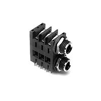 Amphenol Audio ACJM-MHDC Phone Connectors 1/4"CMPCT Pigybac HOR CHASSIS CONN