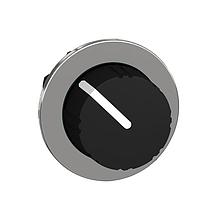 SCHNEIDER ZB4FD29 Knob FLUSH SW BK KNURLED KNOB 2POS MAINT.