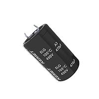 KEMET ELG108M100AQ3AA General Purpose Electrolytic Capacitors ELG, Aluminum, Aluminum Electrolytic, 1,000 uF, 20%, 100 VDC, -40/+105