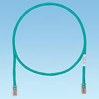 Panduit UTPCH10GRY Cat 5e Copper Patch Cord, Cat 5e, Green UTP Cab