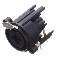 Amphenol Audio ACJC6AH BULK Receptacles 1/4" XLR Dual Chassis Mount C Type Stereo Horiz PCB Latching Non-switching XLR