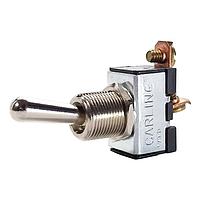 Carling Technologies CA204-73 Toggle Switches 1-pole, ON - None - OFF, 10A/20A 250VAC/125VAC 1 1/2 HP, Non-Illuminated Bat Style Toggle Switch with Screw Terminals