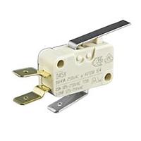 ZF Electronics D439-V1ML-G2 Miniature SPDT QC Straight Lever 5A 125-250V