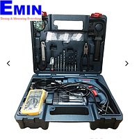 Bosch GSB 550E impact drill with 80 accessories