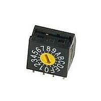 NKK Switches FR01FC16H-06XL-S Rotary Switches 16 POS COMP CODE FLUSH RA PC .2 SPAC