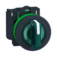 SCHNEIDER XB5FK133M5 Knob Type Selector FLUSH GR. ISS 3 POS MAINT. 230 1NO 1NC
