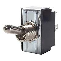 Carling Technologies 2GK50-73 Toggle Switch 2-pole, ON - None - OFF, 10A/15A 250VAC/125VAC 3/4 HP, Non-Illuminated Bat Style Toggle Switch with Solder Lug