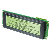 DISPLAY VISIONS EA SER408-HNLED Dot Matrix LCD Displays SERIAL DISPLAYS W/ 8x40 Yellow/Green