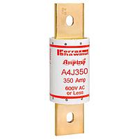 Mersen A4J350 Fast Acting Fuse,Class J,High Speed,200kA AC/100kA AC,600VAC,300VDC,350A