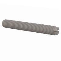 Essentra Components 011032S125 Set Screw Set Screw, Slotted Head, #10-32 Thread, 1 1/4 Lg