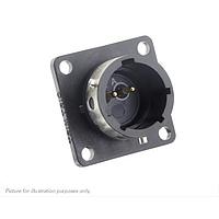 Eaton Souriau-Sunbank UTGX012D2P Receptacles Square flange receptacle, without backshell, with 2 male PCB contacts, IP68/69K in unmated conditions