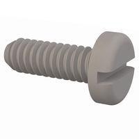 Essentra Components 010256P025 Pan Slotted Pan Slotted Screw, #2-56 Thread, 1/4 Lg