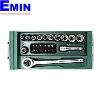 SATA 09206 25PC 1/4"DR SOCKET SET (METRIC)