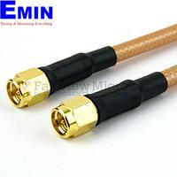 Fairview FMC0202143LF SMA Male to SMA Male Cable RG-142 Coax and RoHS Compliant