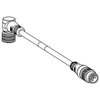 Molex 1200665074 Sensor Cables / Actuator Cables M12-4P-F/MM-90/ST-8.0M-TPE#22