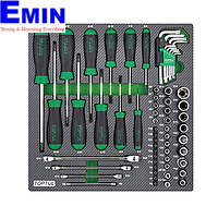 TOPTUL GEC6102 Star Wrench, Socket & Screwdriver Set (61 pcs)